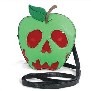 Poison Apple Crossbody Bag Vinyl Purse Evil Queen Snow White Disney Villain NWT